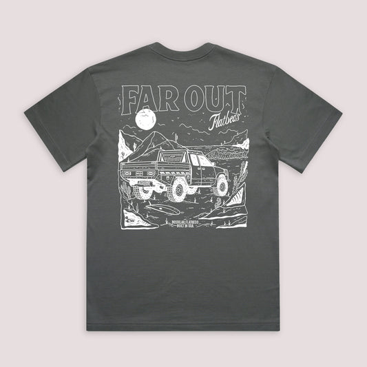 *PREORDER* Grey Far Out Flatbeds Tee