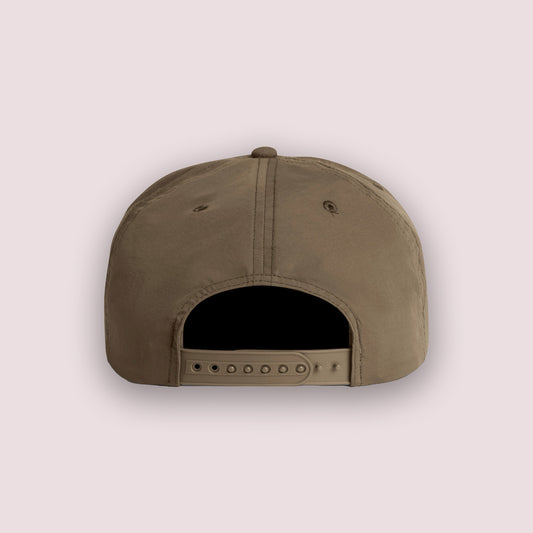 Far Out Flatbeds Brown Nylon Cap